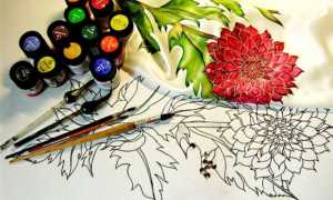 Техники свободной росписи по ткани акриловыми и другими красками и рисования по трафаретам