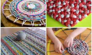 Коврики своими руками из лоскутов ткани: как самому создать ковер из подручных материалов?