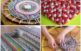 Коврики своими руками из лоскутов ткани: как самому создать ковер из подручных материалов?