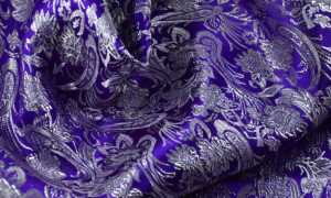 Парча: описание с фото, свойства, рекомендации по уходу за изделиями из парчовой ткани