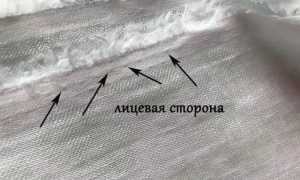 Как определить по кромке и дырочкам лицевую и изнаночную стороны ткани, чем они отличаются?