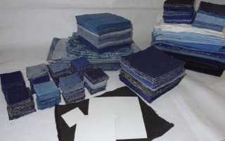 Пэчворк из джинсы для начинающих: покрывала, подушки и сумки из джинсовой ткани в технике лоскутного шитья