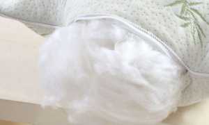 Можно ли стирать в стиральной машине подушку из бамбука и как ее распушить, если она скомкалась?