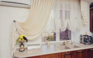 Сочетание штор и тюля для кухни: фото коротких и длинных занавесок, варианты комбинаций