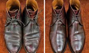 Как в домашних условиях убрать заломы, складки и вмятины на кожаной или замшевой обуви?