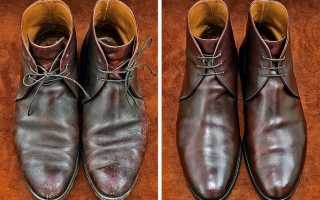 Как в домашних условиях убрать заломы, складки и вмятины на кожаной или замшевой обуви?