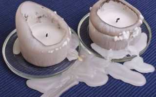 Как отстирать воск или парафин от свечи со скатерти или вывести пятно с ткани дивана?