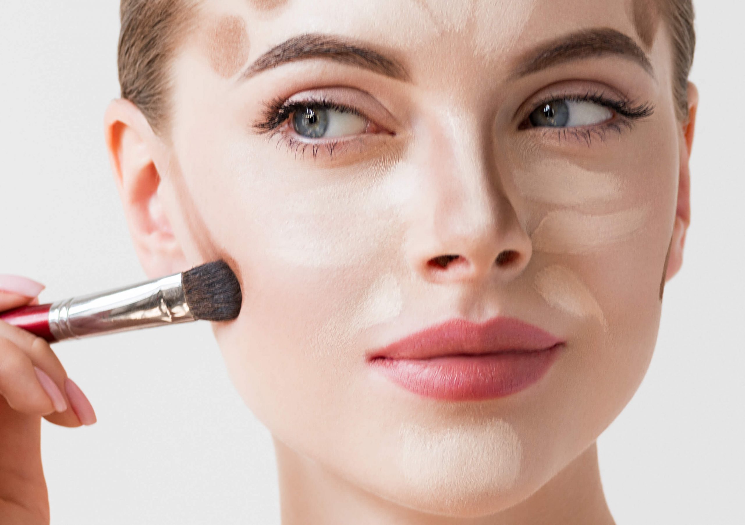 макияж для полного лица