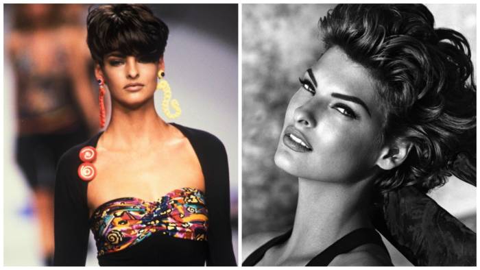 Линда Евангелиста в молодости