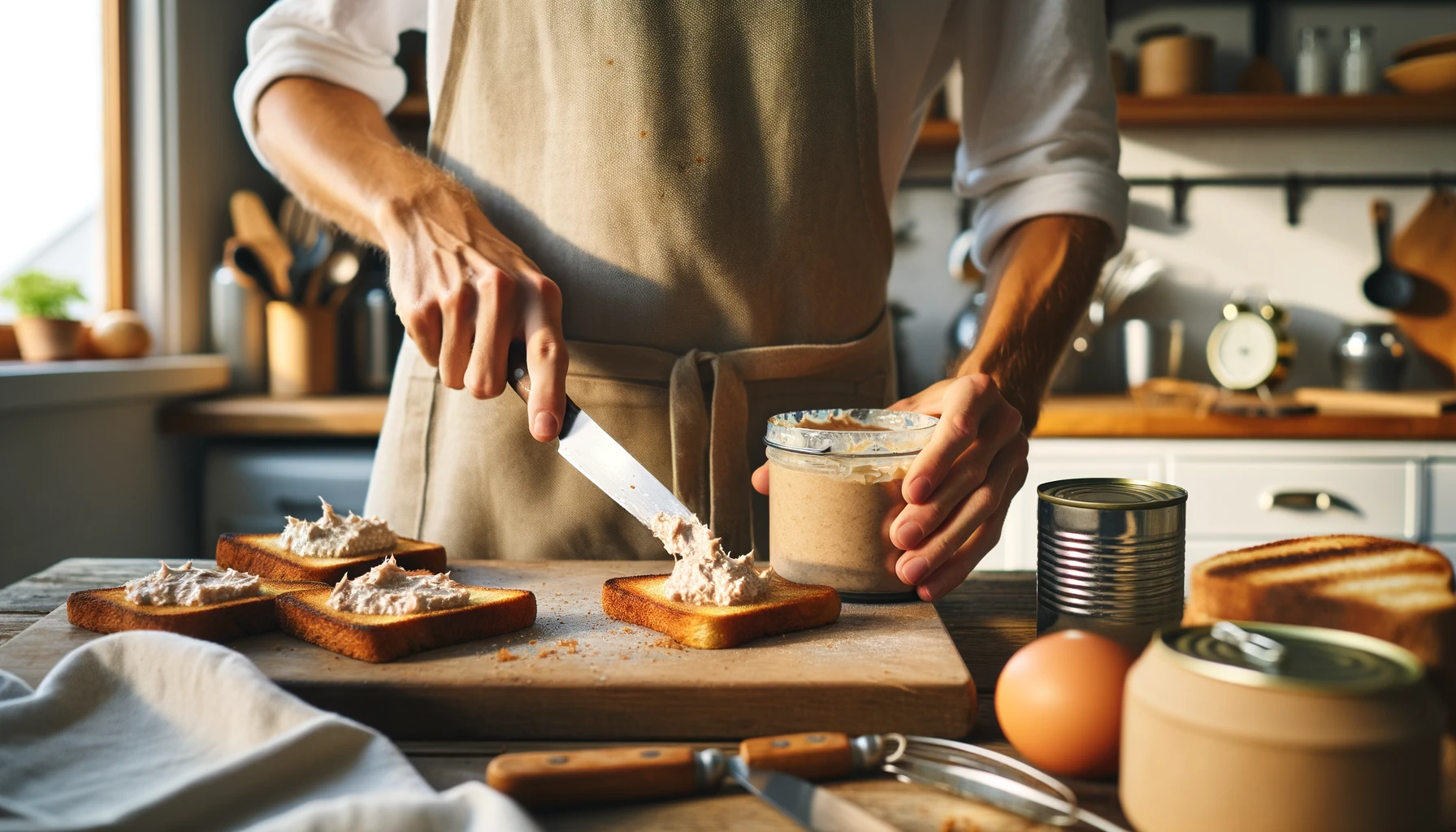 паштет с рыбными консервами рецепт