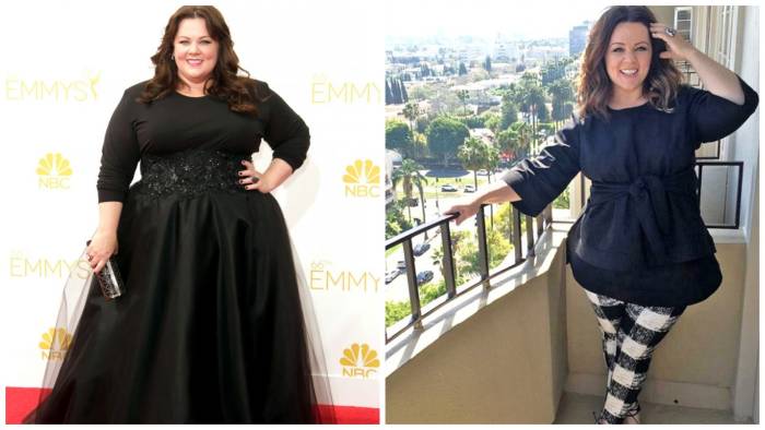 Мелисса Маккарти до и после похудения