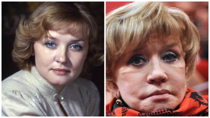 Вера Алентова до и после пластики