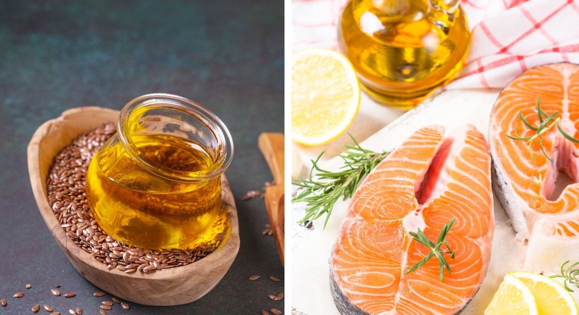 рыбий жир и льняное масло