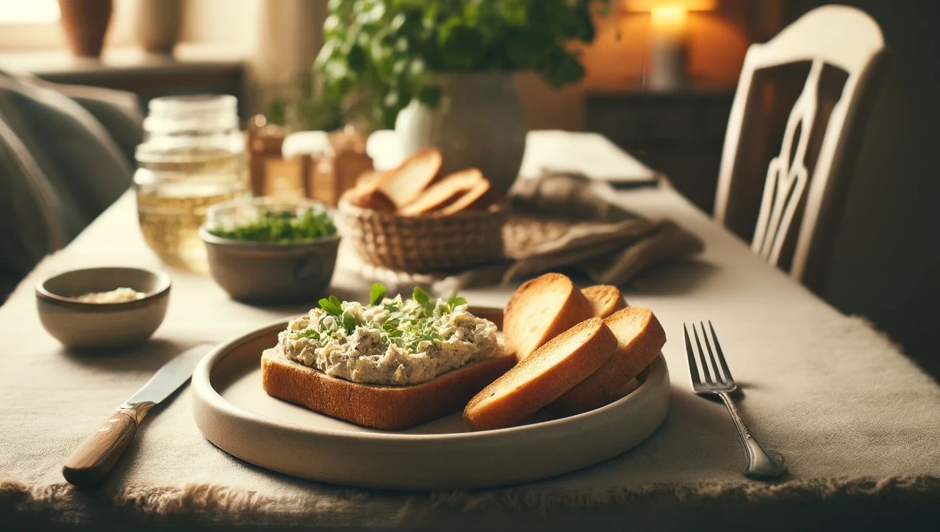 паштет с рыбными консервами рецепт